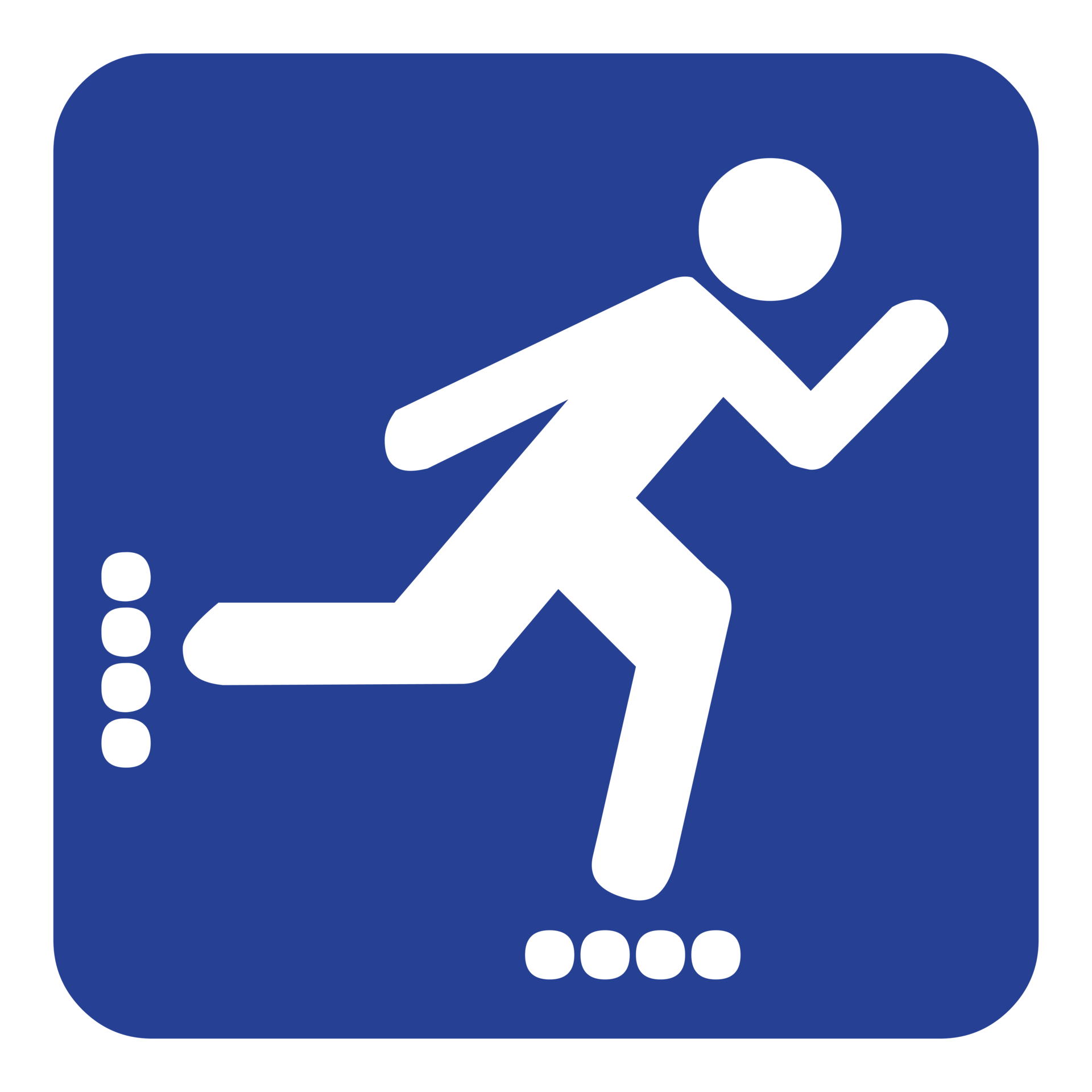 Inline Skates Roller Skating Sign Symbol on Transparent Background