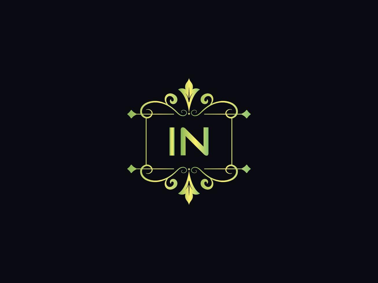 Abstract In Logo Icon, Minimal In Luxury Logo Letter Vector