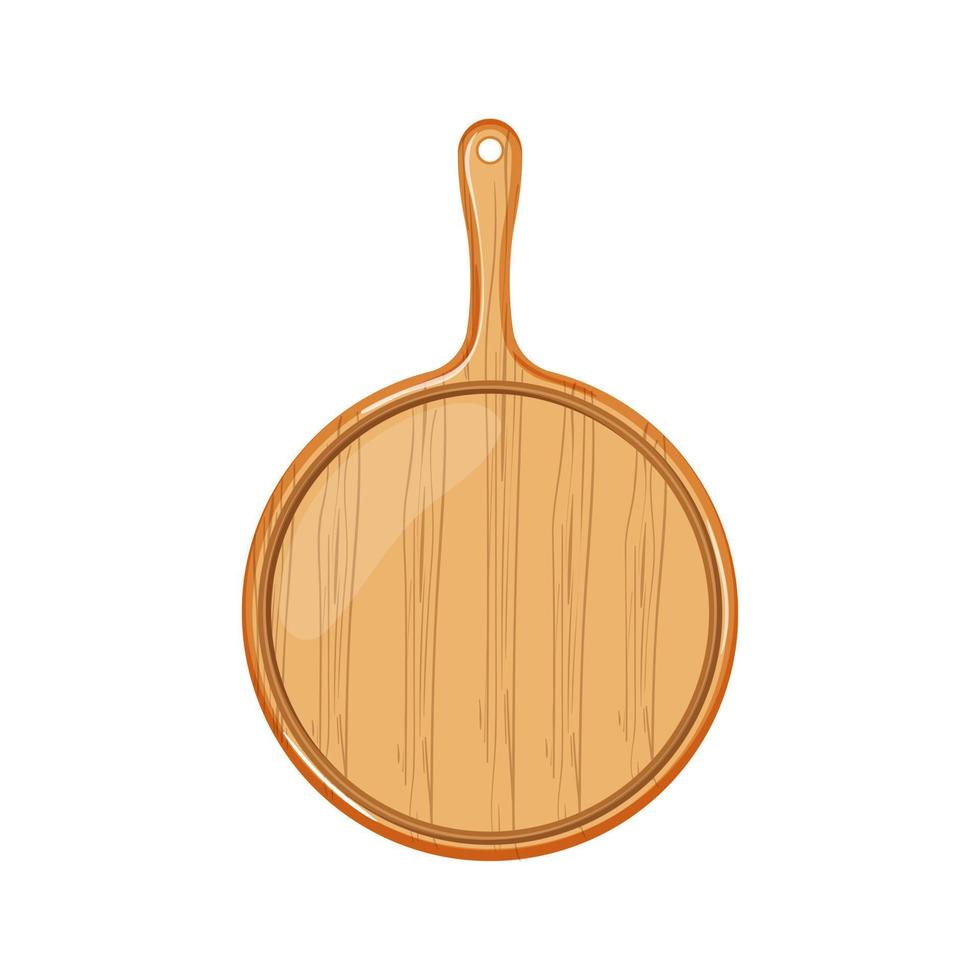 tray wooden pizza board cartoon vector illustration 17393327 Vector Art