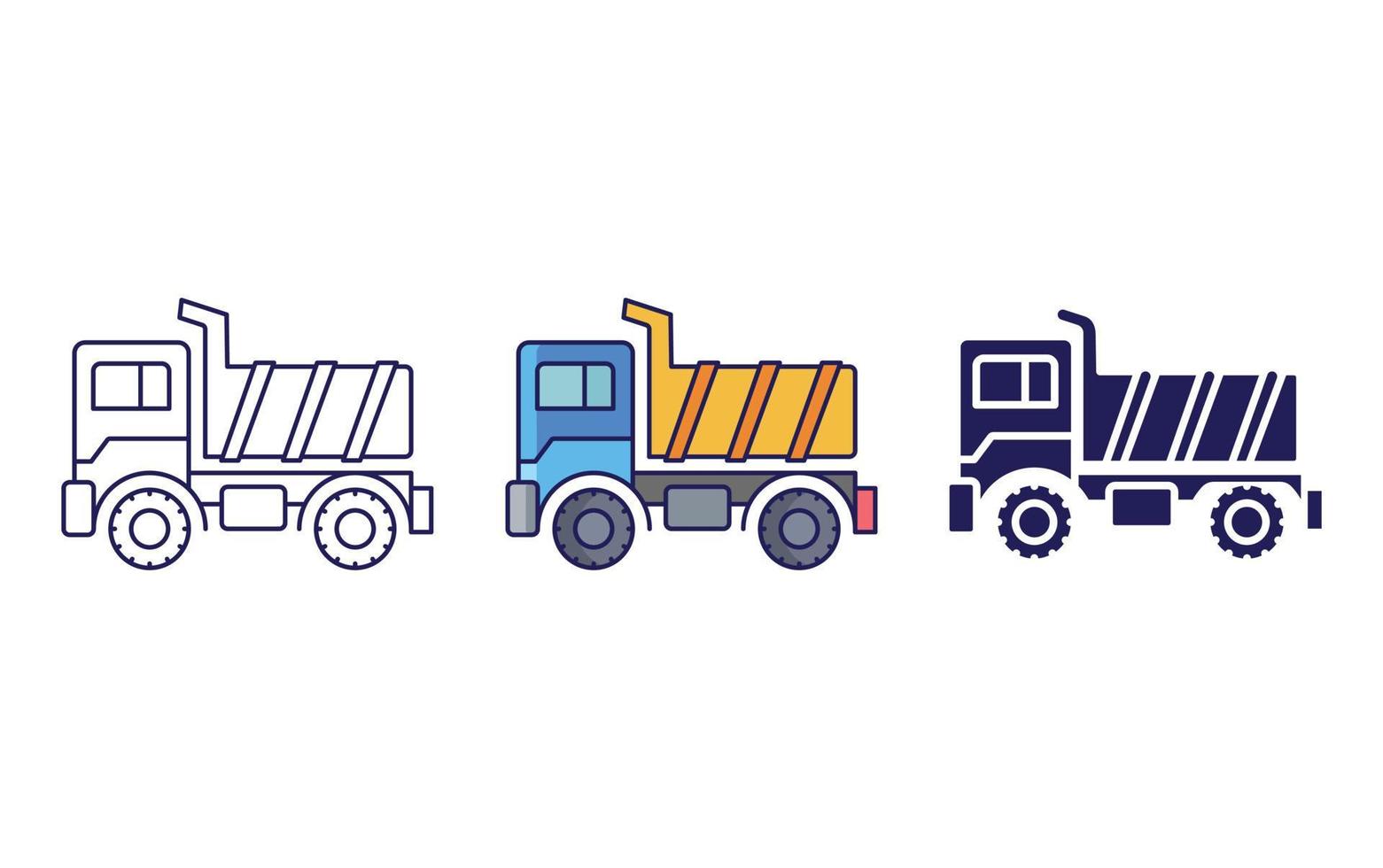 Loading truck icon vector
