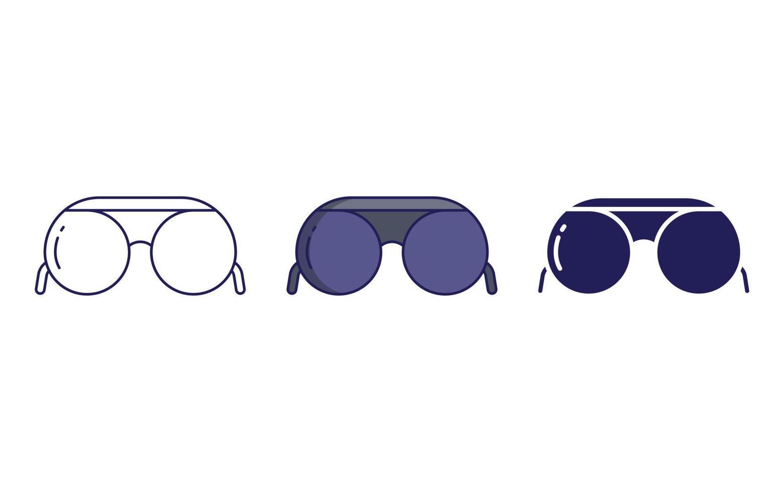 Sunglasses vector icon