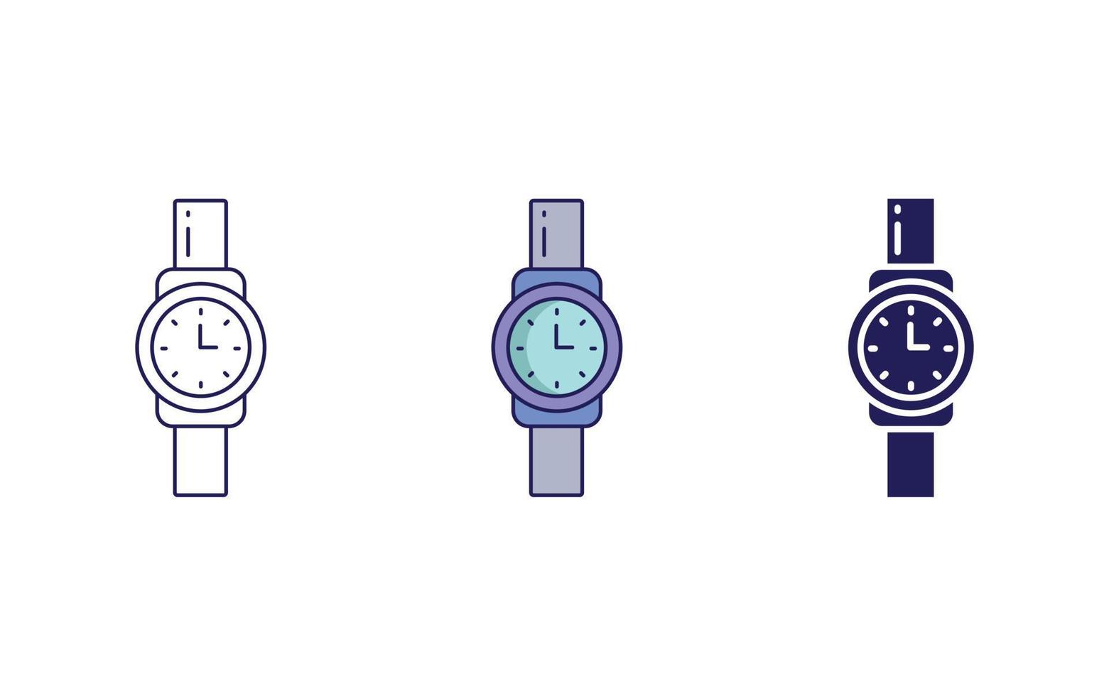 Woman watch icon vector