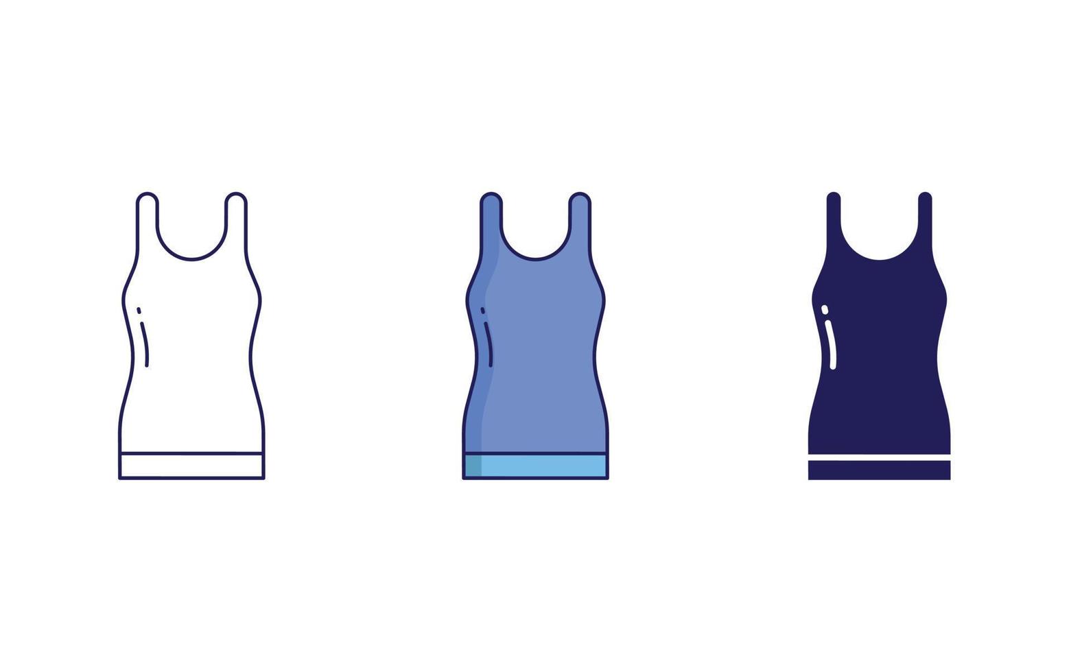 Tank Top icon vector