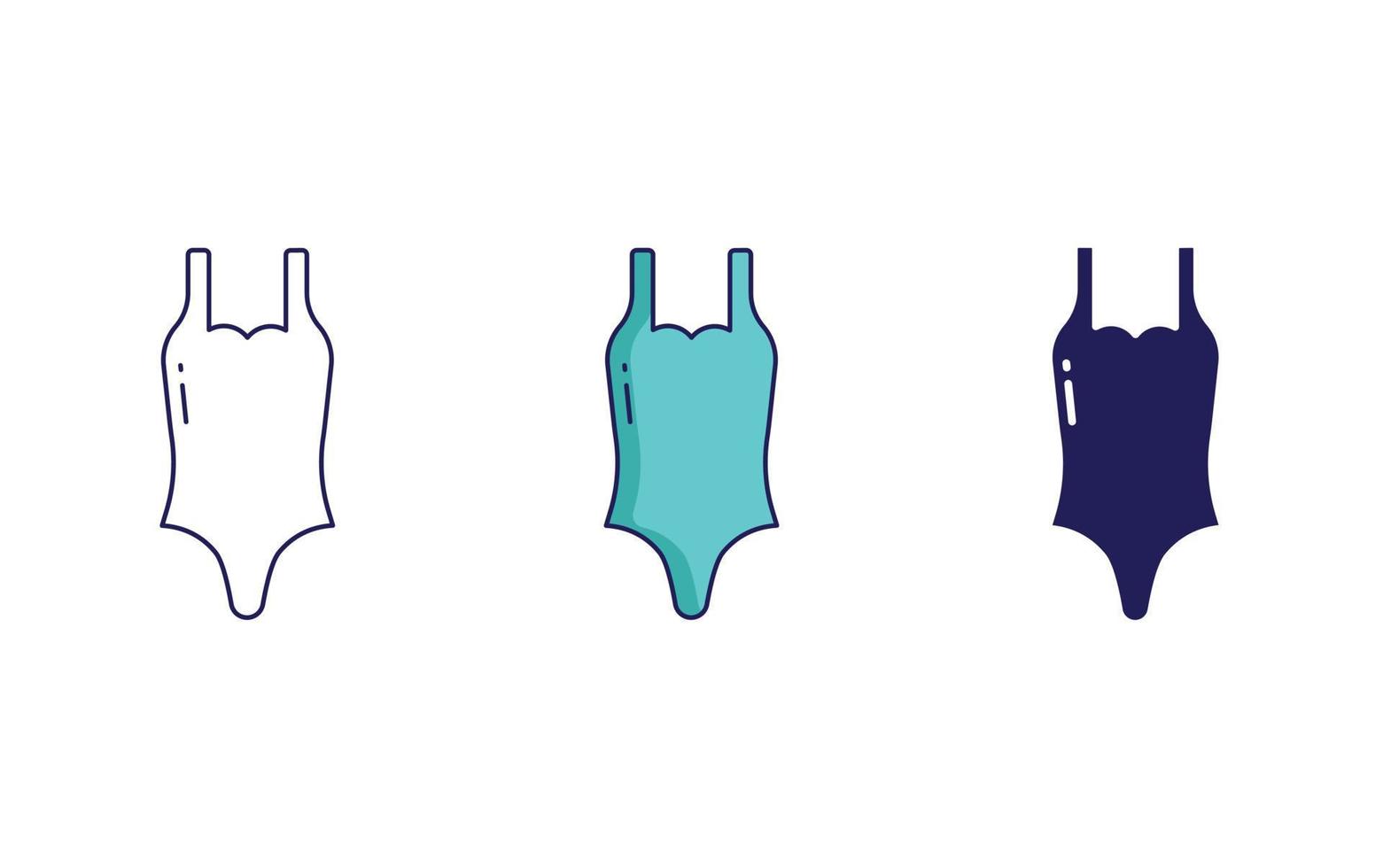 Swimsuit vector icon