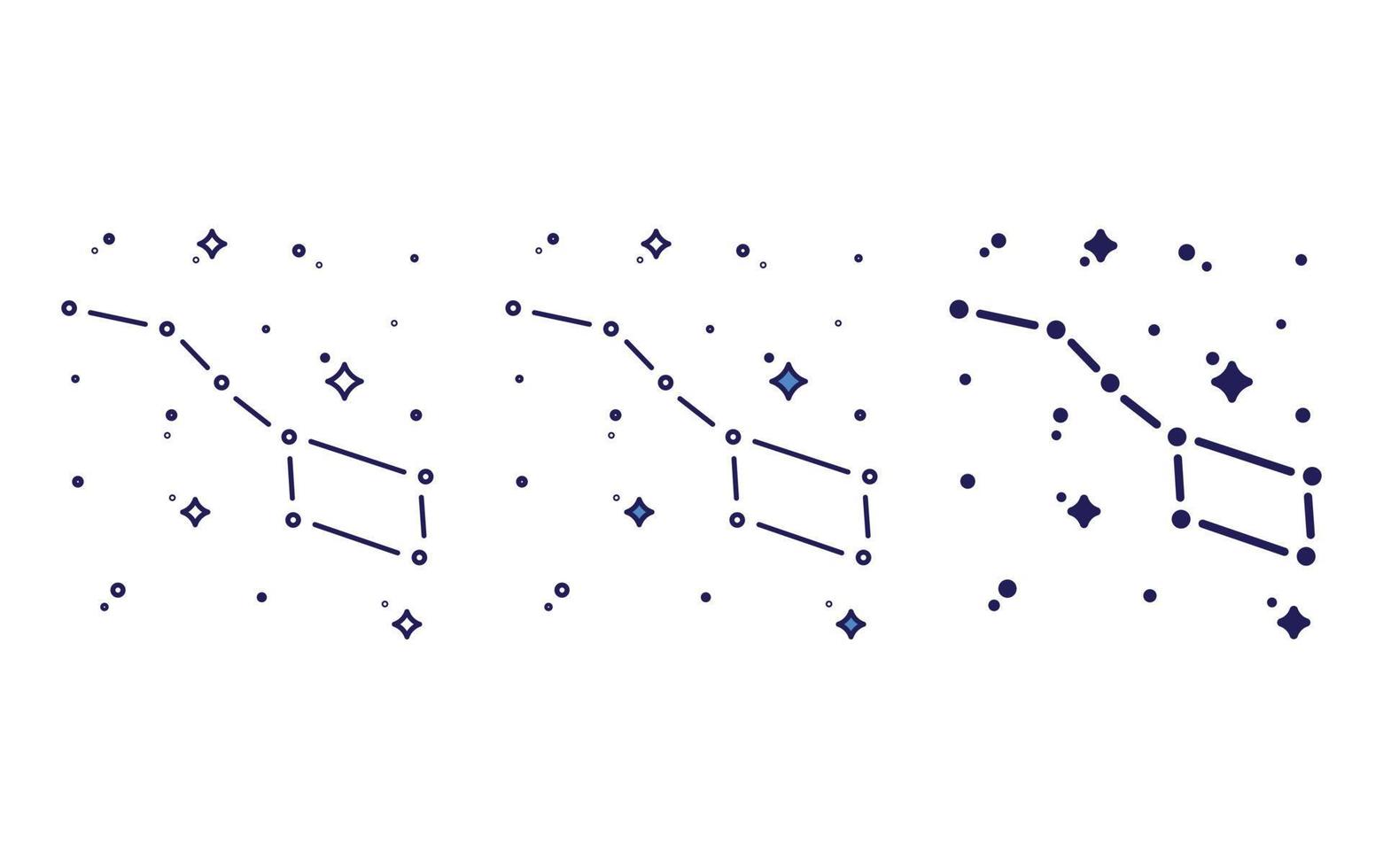 Constellations vector icon