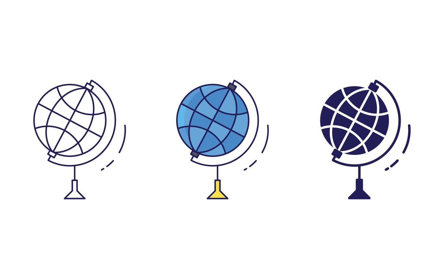 Globe vector icon