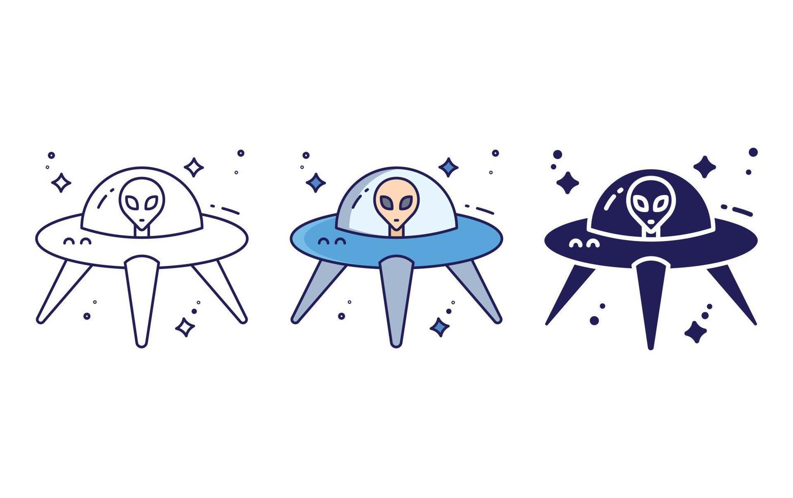 Alien, Extraterrestrial icon vector