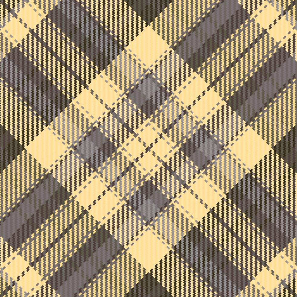 Tartan plaid pattern with dark color. vector
