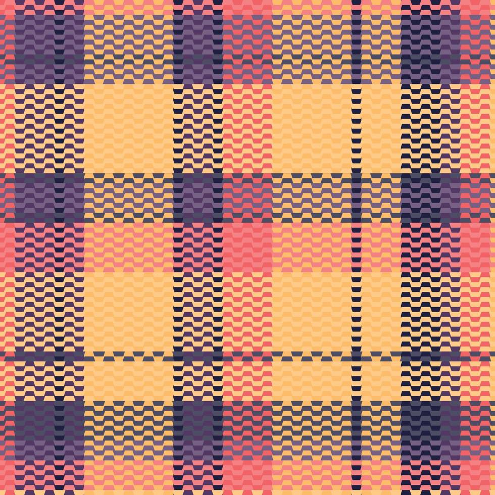 Tartan plaid pattern with dark color. vector