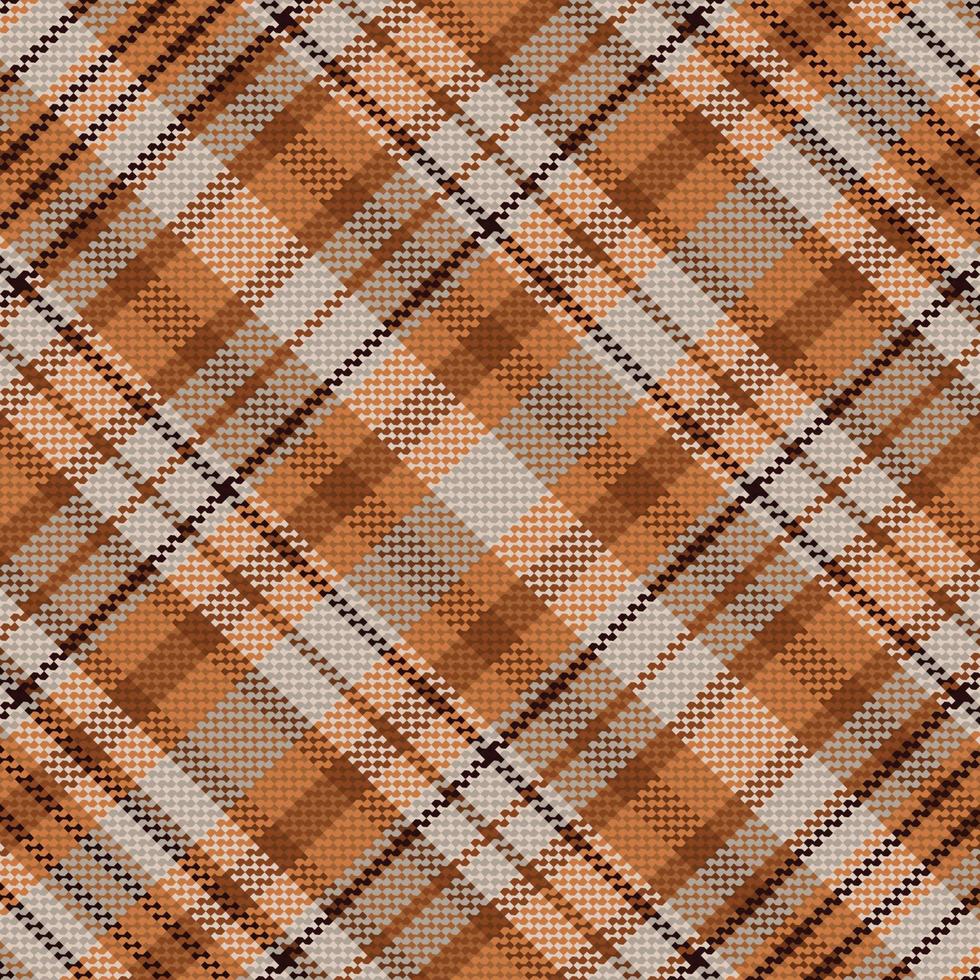 Tartan plaid pattern with dark color. vector
