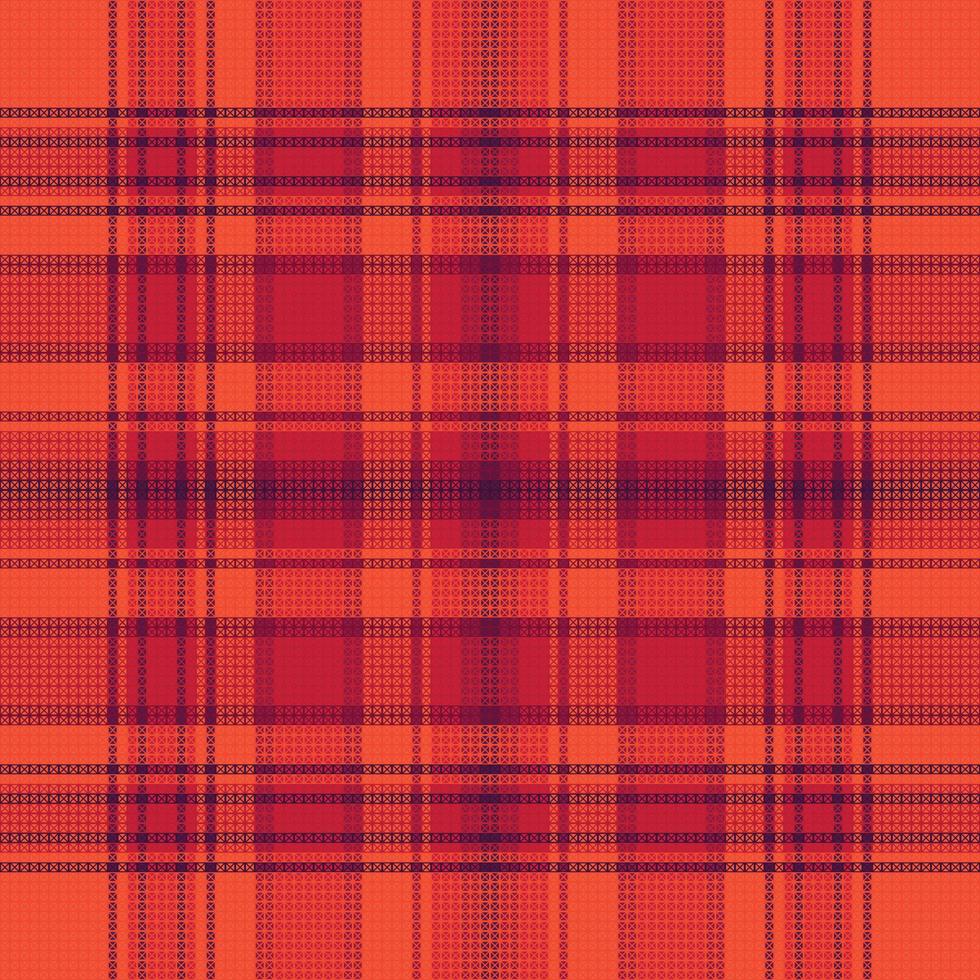 Tartan plaid pattern with dark color. vector