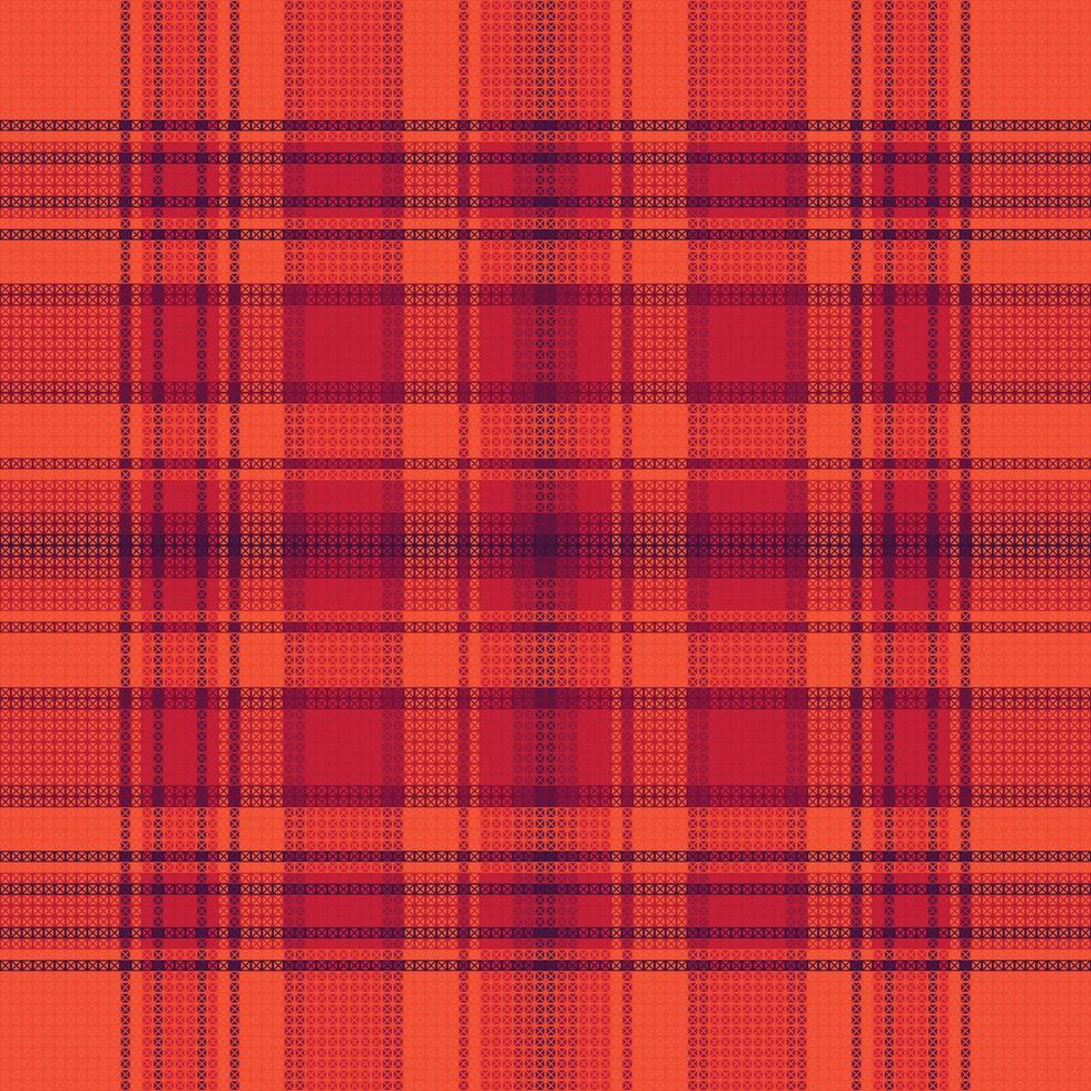 Tartan plaid pattern with dark color. vector