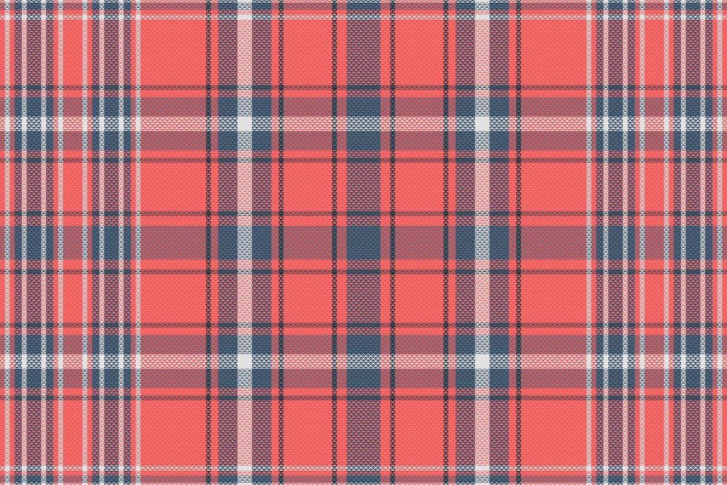 Tartan plaid pattern with dark color. vector