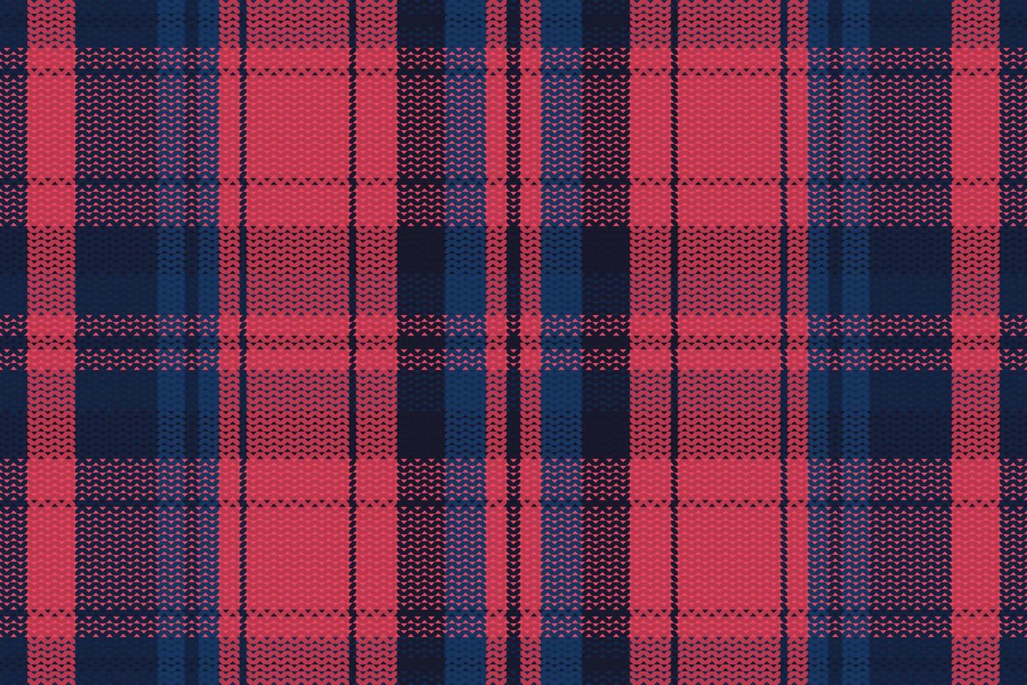 Tartan plaid pattern with dark color. vector