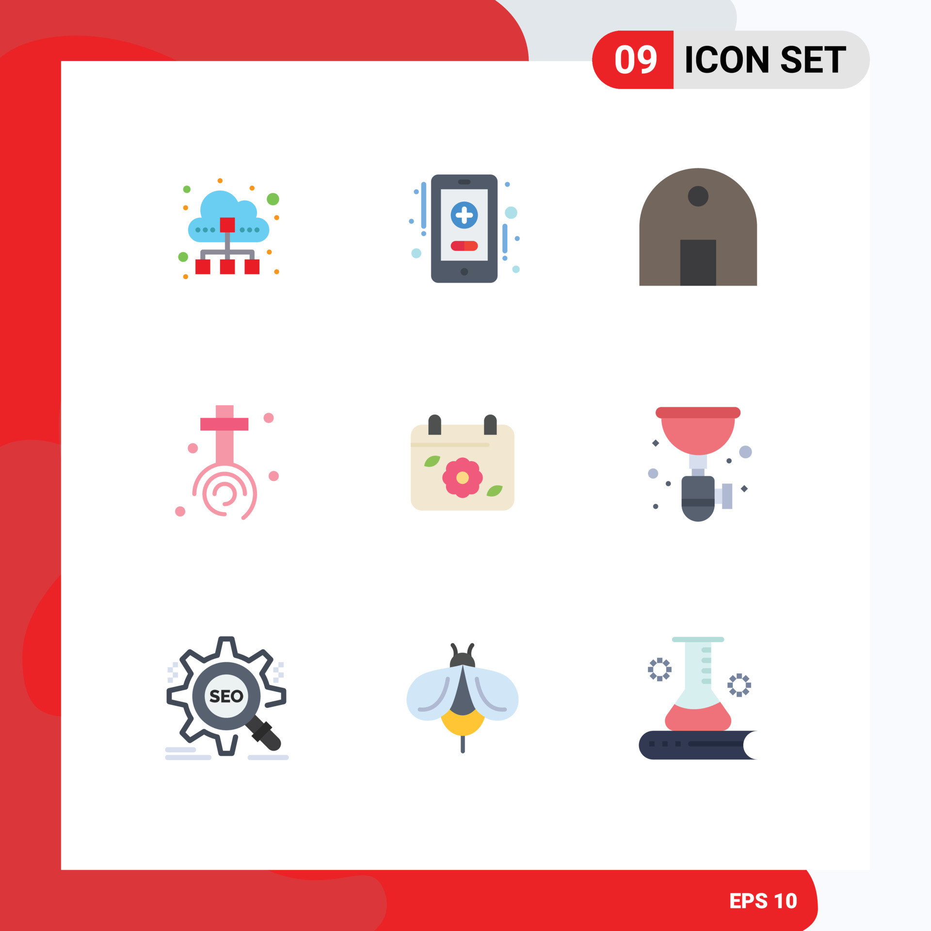 Editable Vector Line Pack Of 9 Simple Flat Colors Of Calendar Cross editable-vector-line-pack-of-9-simple-flat-colors-of-calendar-cross