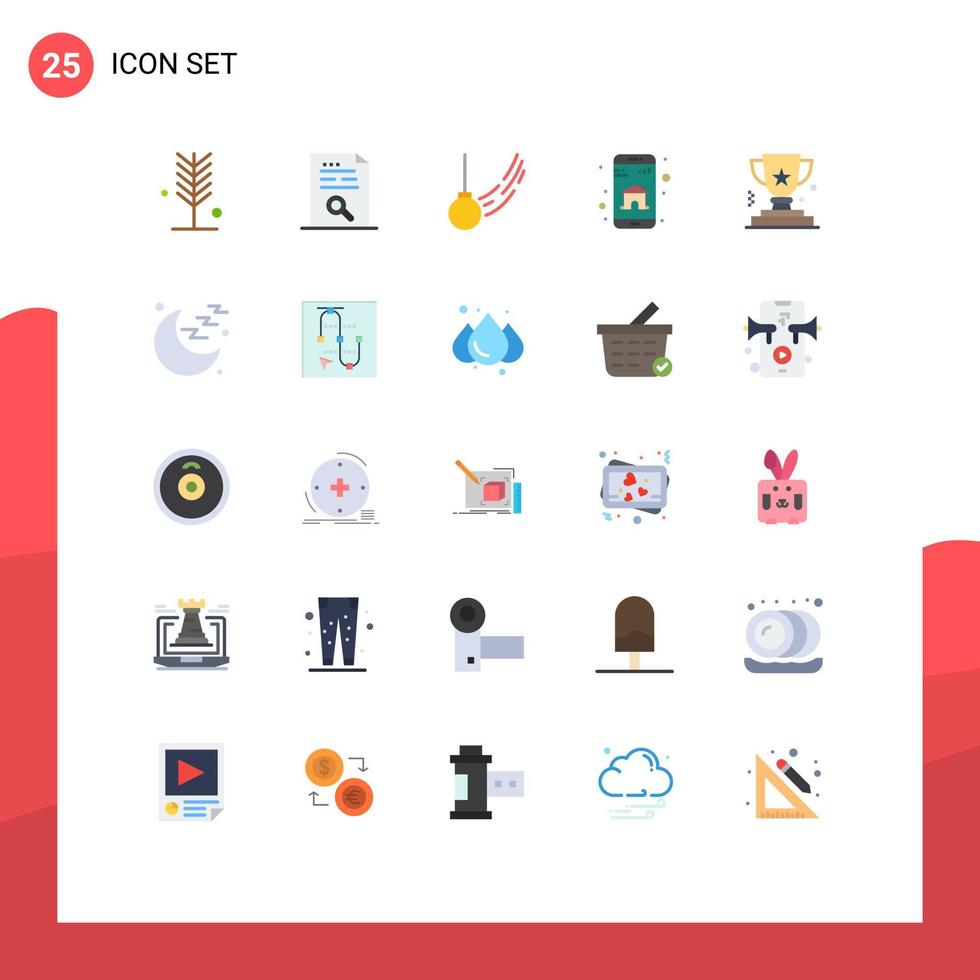 25 Creative Icons Modern Signs and Symbols of smart app file motion tied Editable Vector Design Elements