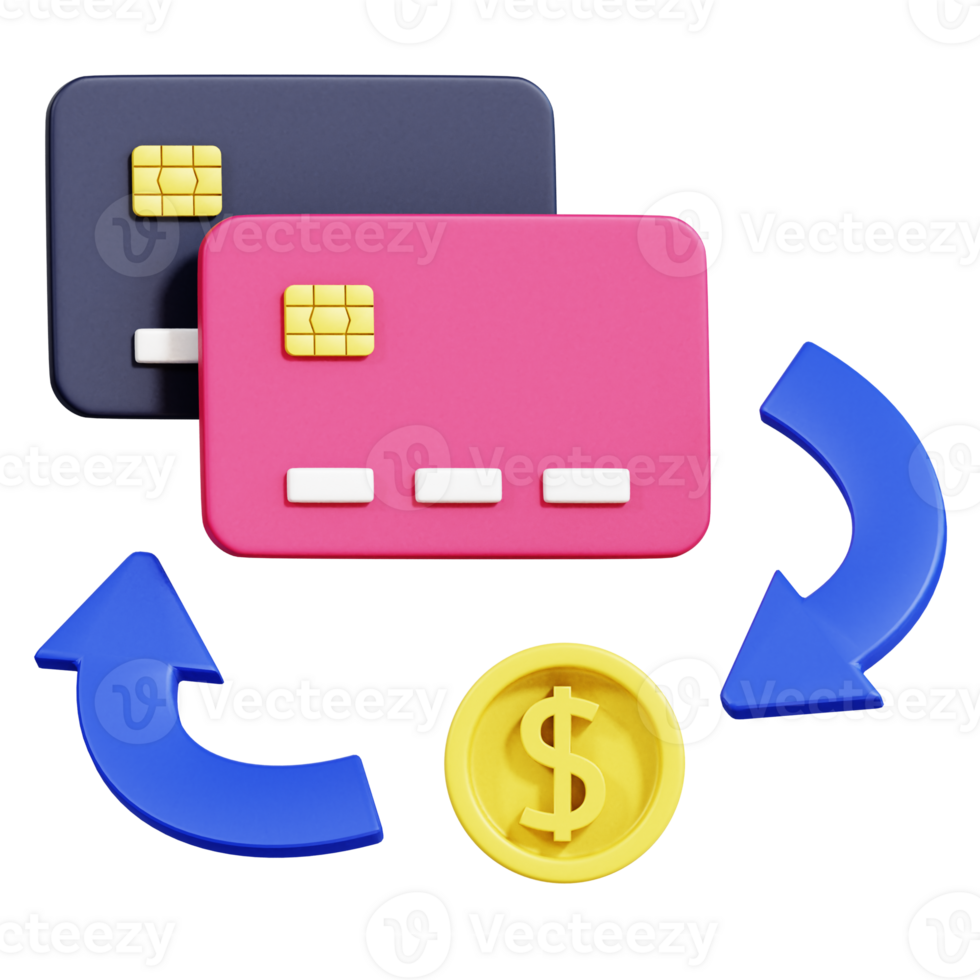 Payment Transaction 3D Icon png