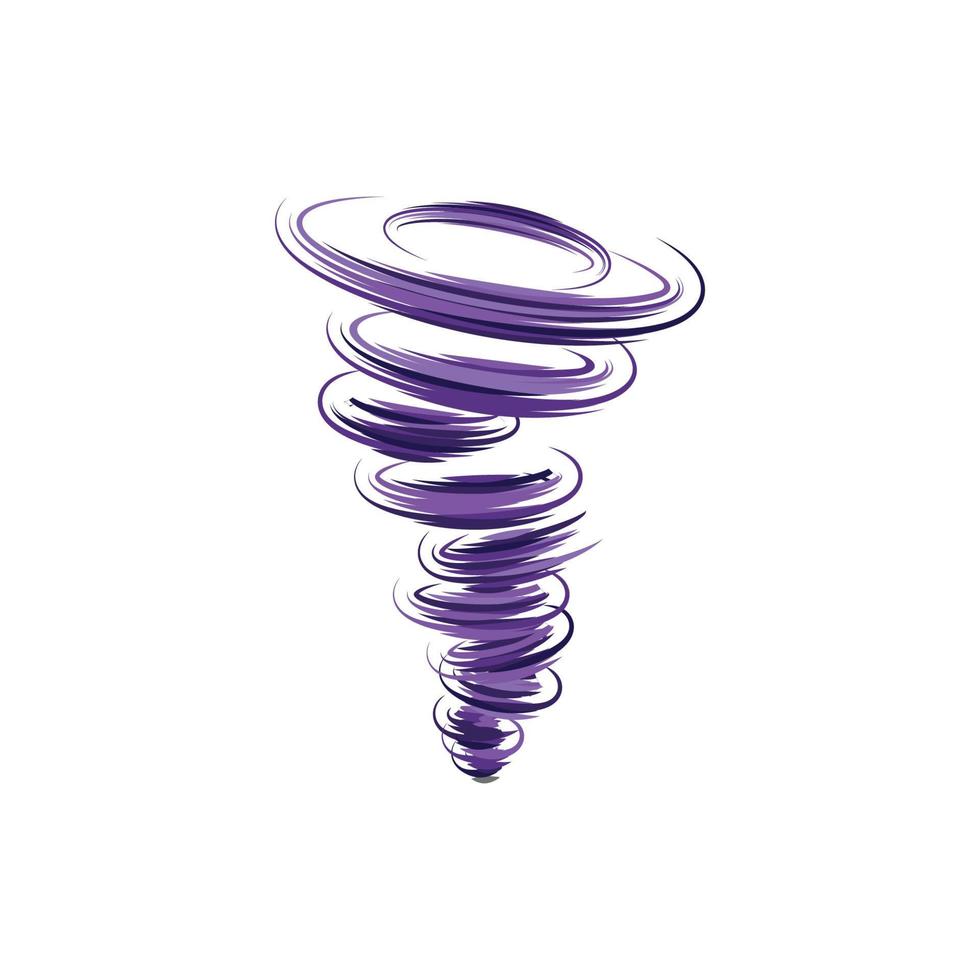 Tornado symbol vector illustration