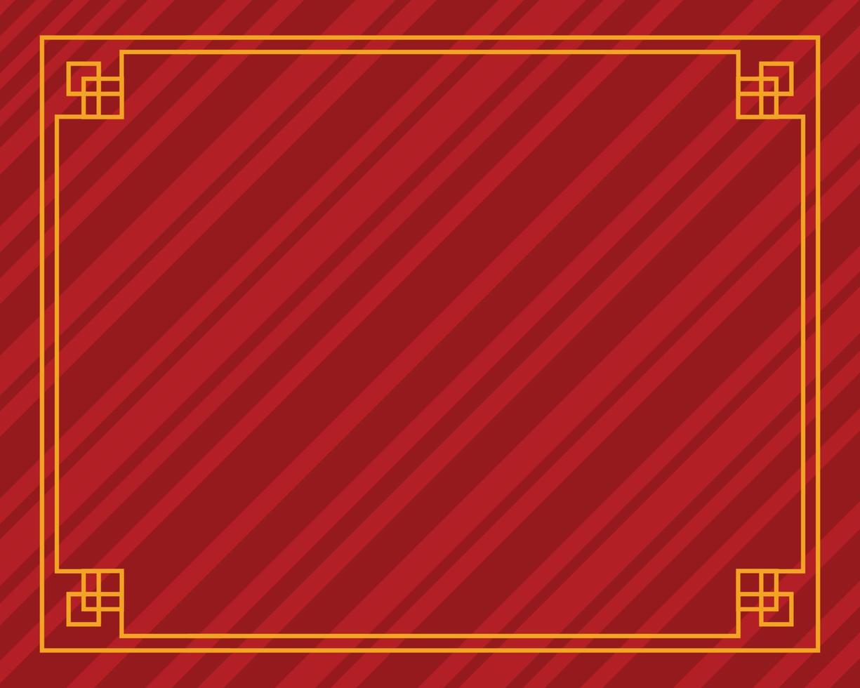 Chinese border design vector