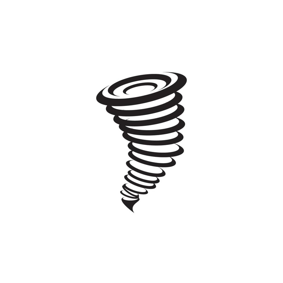 Tornado symbol vector illustration