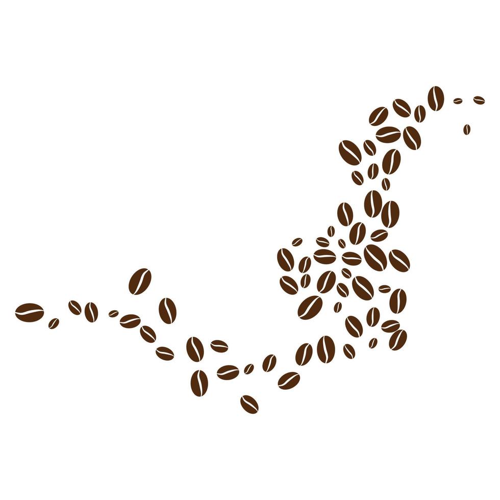 vector de icono de grano de café