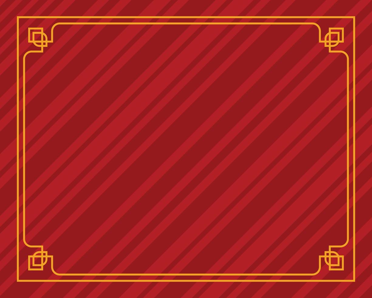 Chinese border design vector