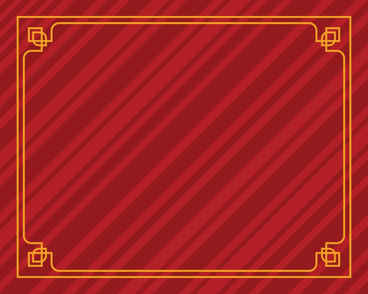 diseño de la frontera china vector