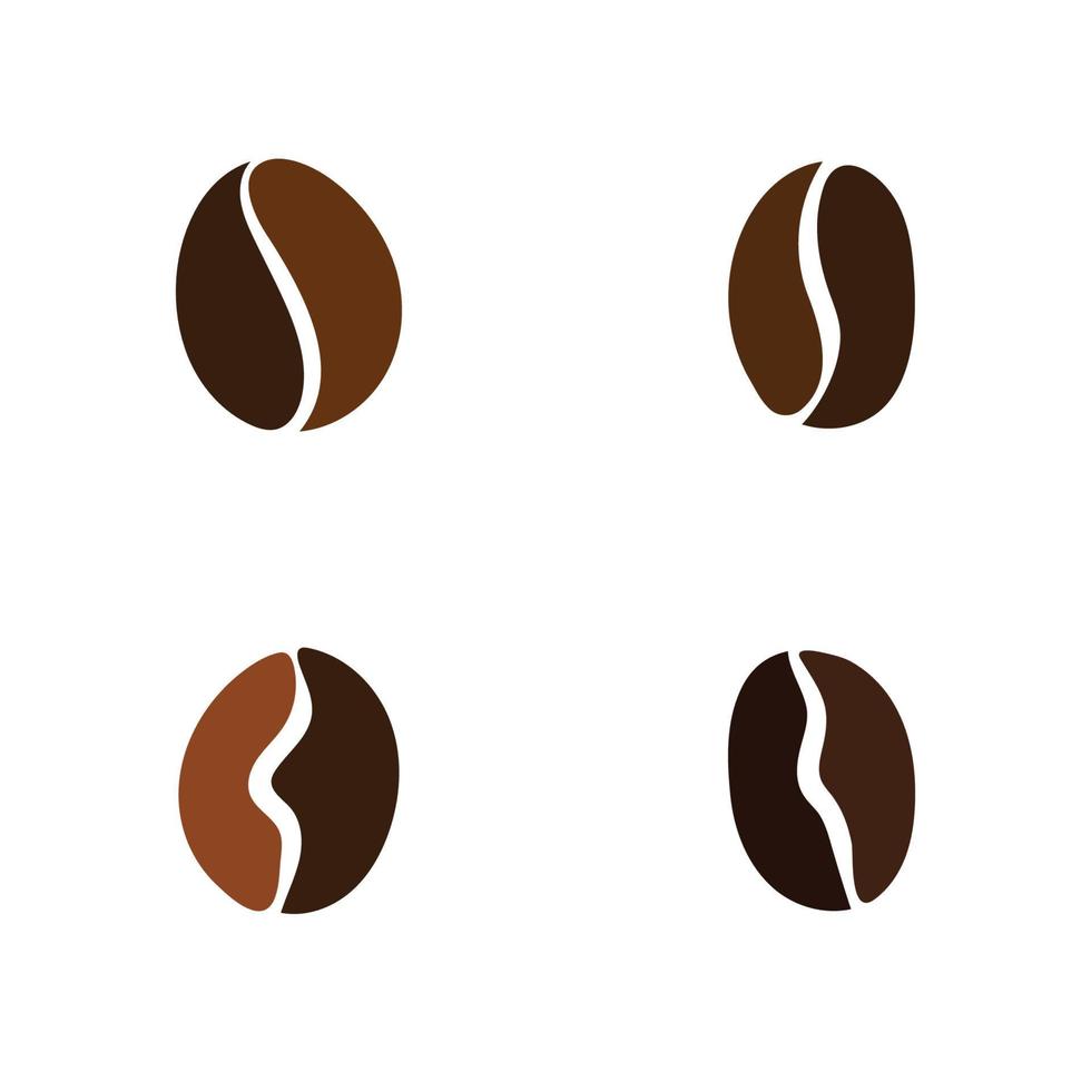 coffee bean icon vector