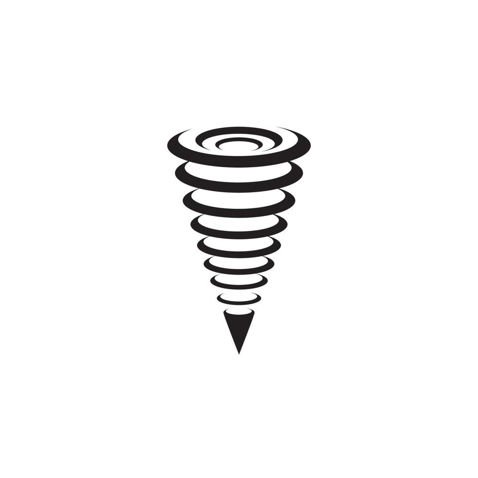 Tornado symbol vector illustration