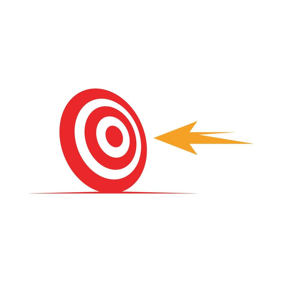 Target logo icon illustration design vector