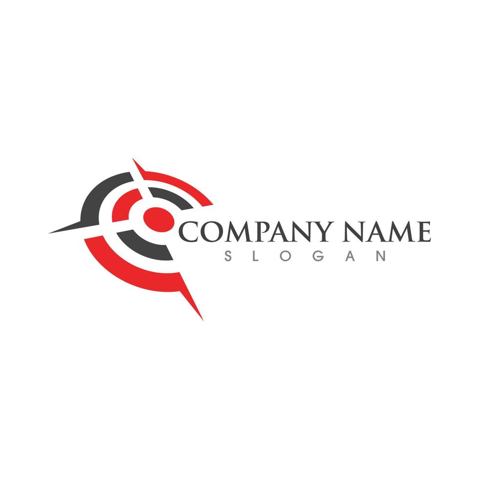 Target logo icon illustration design vector
