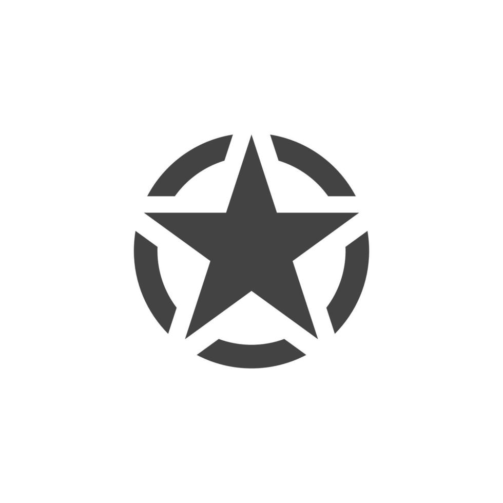 Star icon Template vector