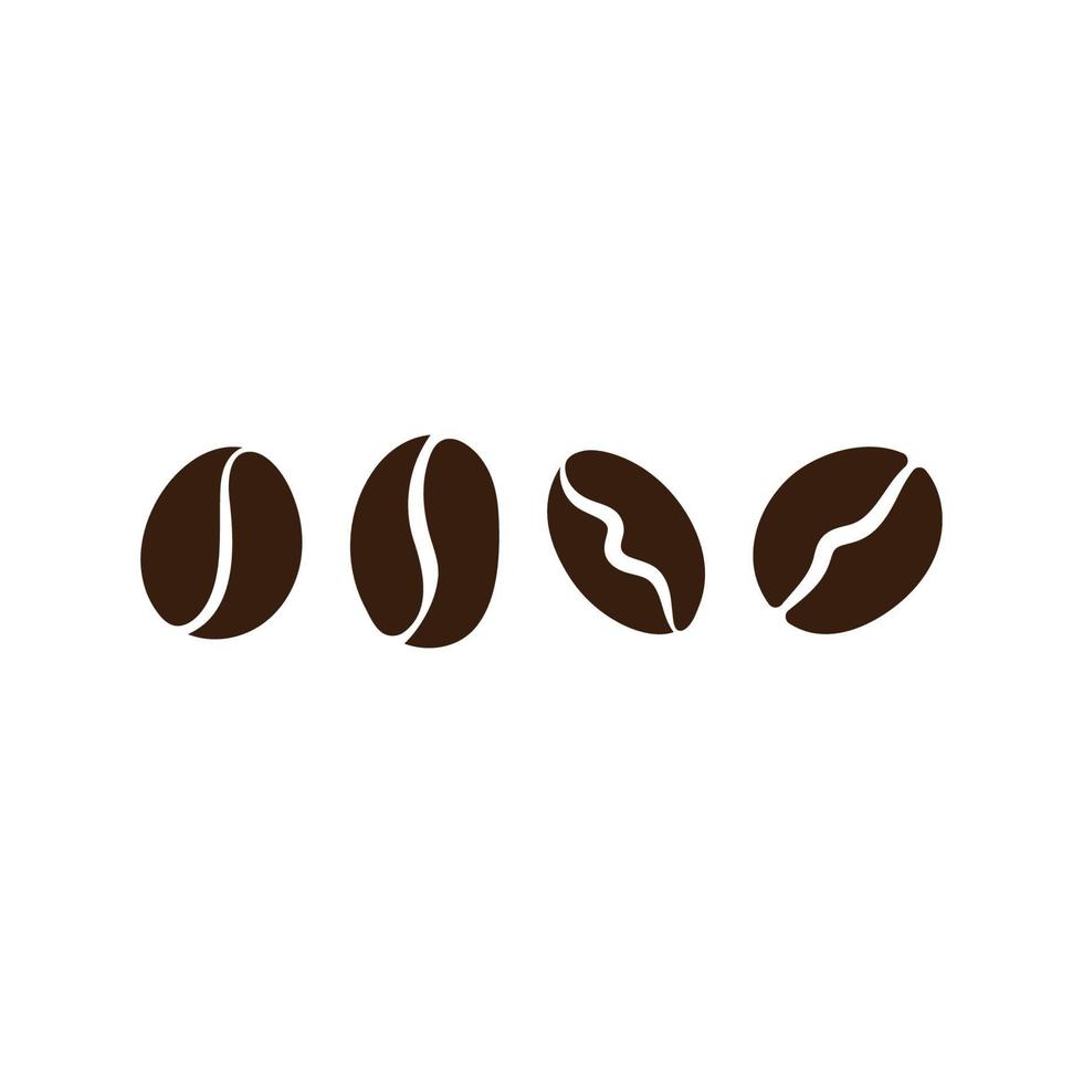 coffee bean icon vector