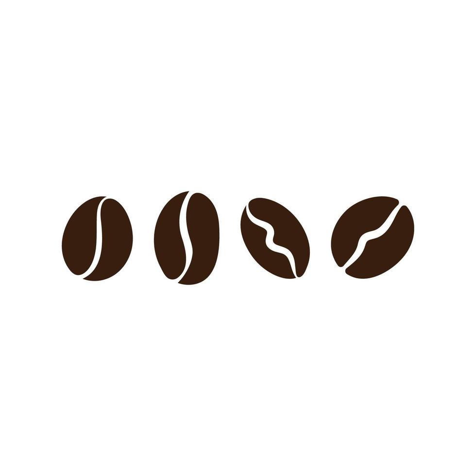 vector de icono de grano de café