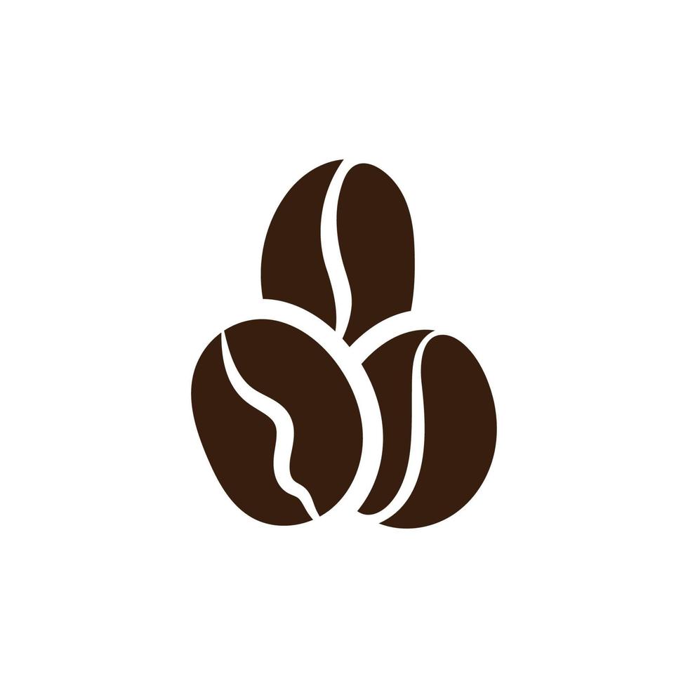 coffee bean icon vector