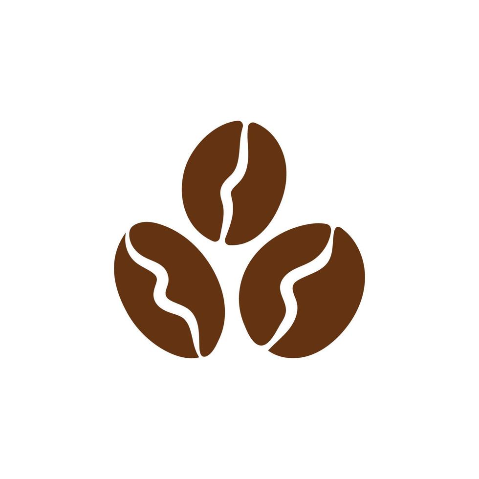 coffee bean icon vector