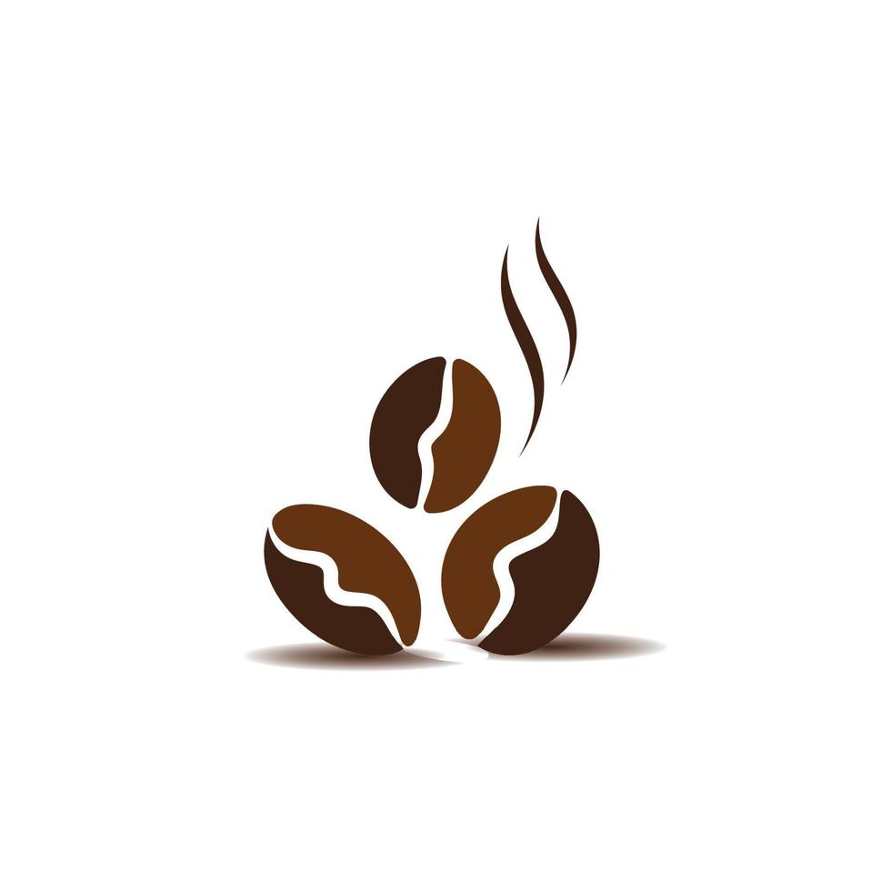coffee bean icon vector