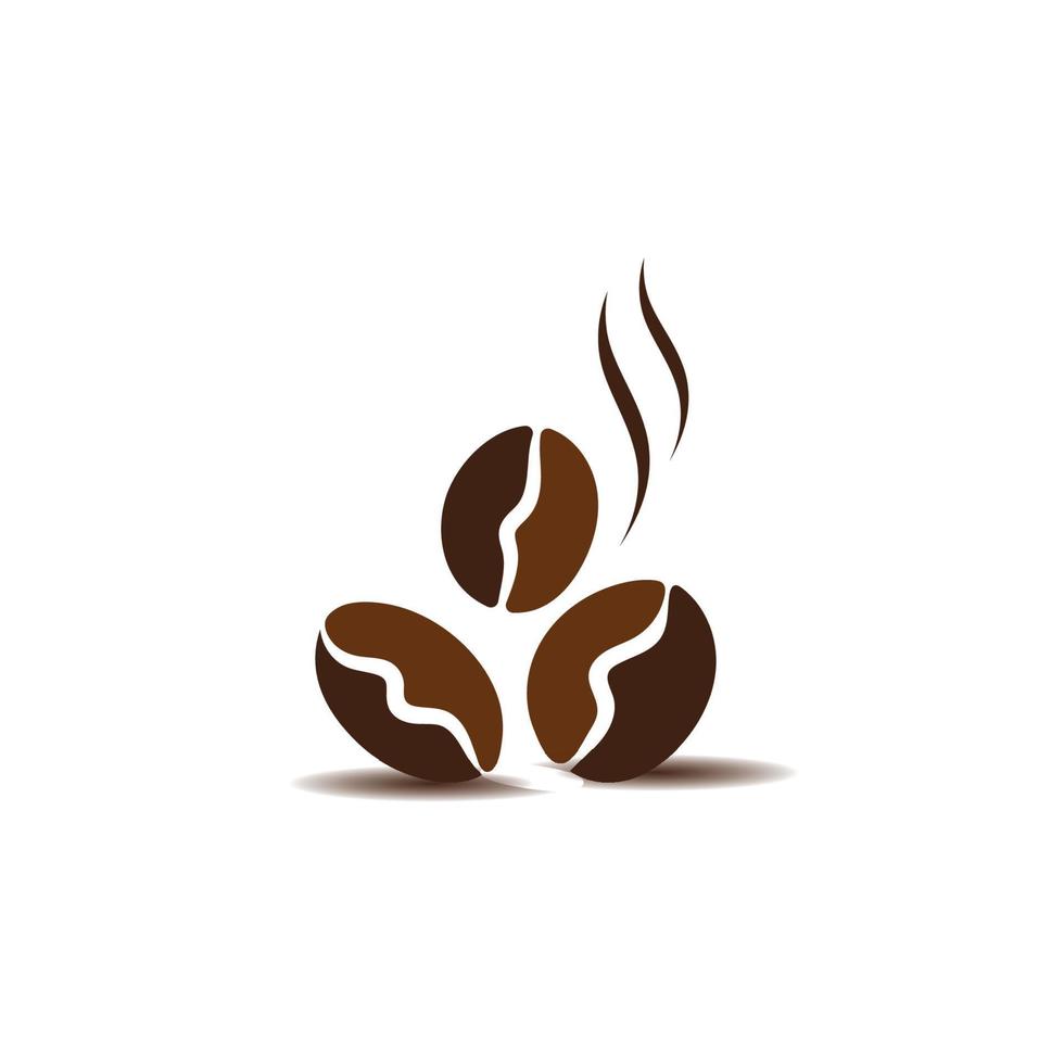 vector de icono de grano de café