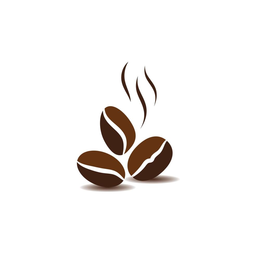 vector de icono de grano de café