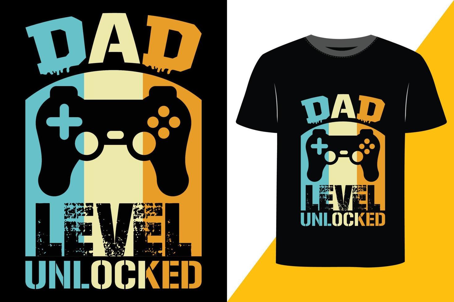 Gaming print ready t-shirt design vector