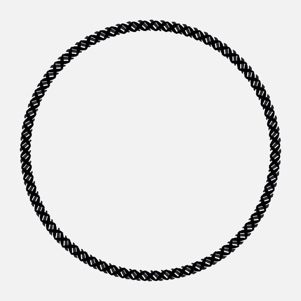 logo frame circle image vector