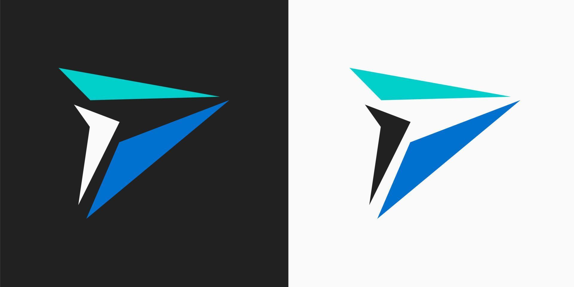 un diseño de logotipo simple y minimalista que pueda recordarse y convertirse en la identidad de una empresa vector