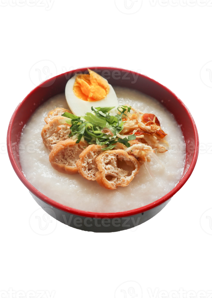 congee pap met kip plak, tofu, ei. congee pap van hong kong. Chinese voedsel png