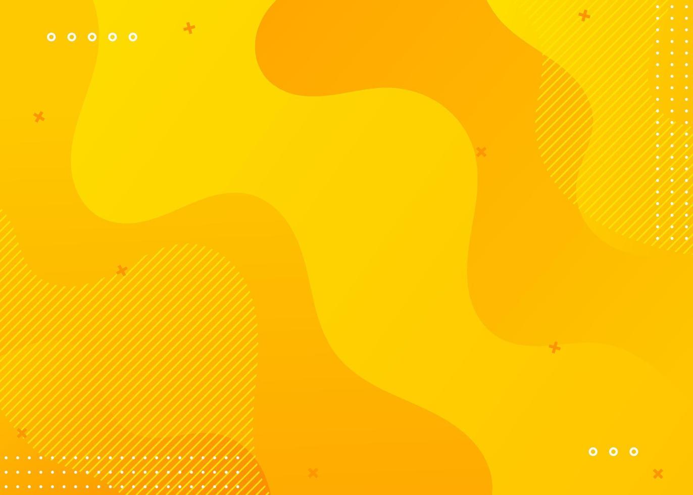 fondo abstracto en color amarillo vector