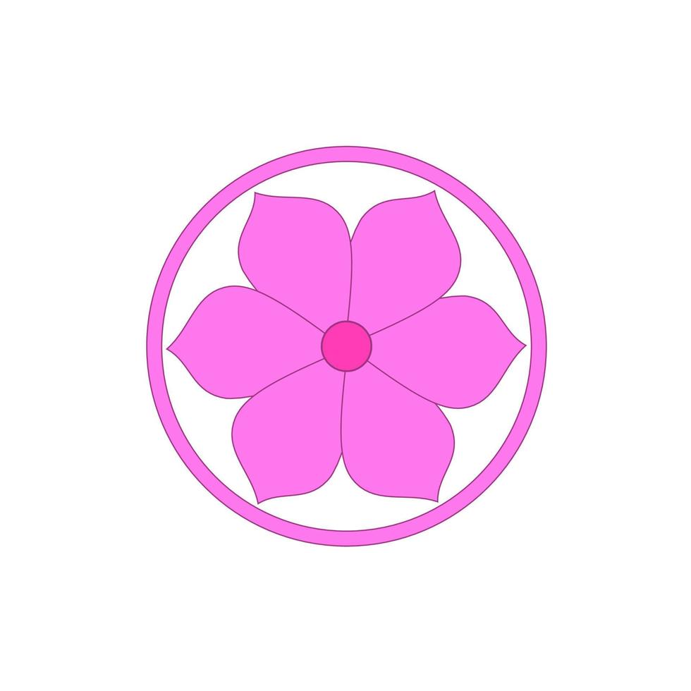 flower logo design vector