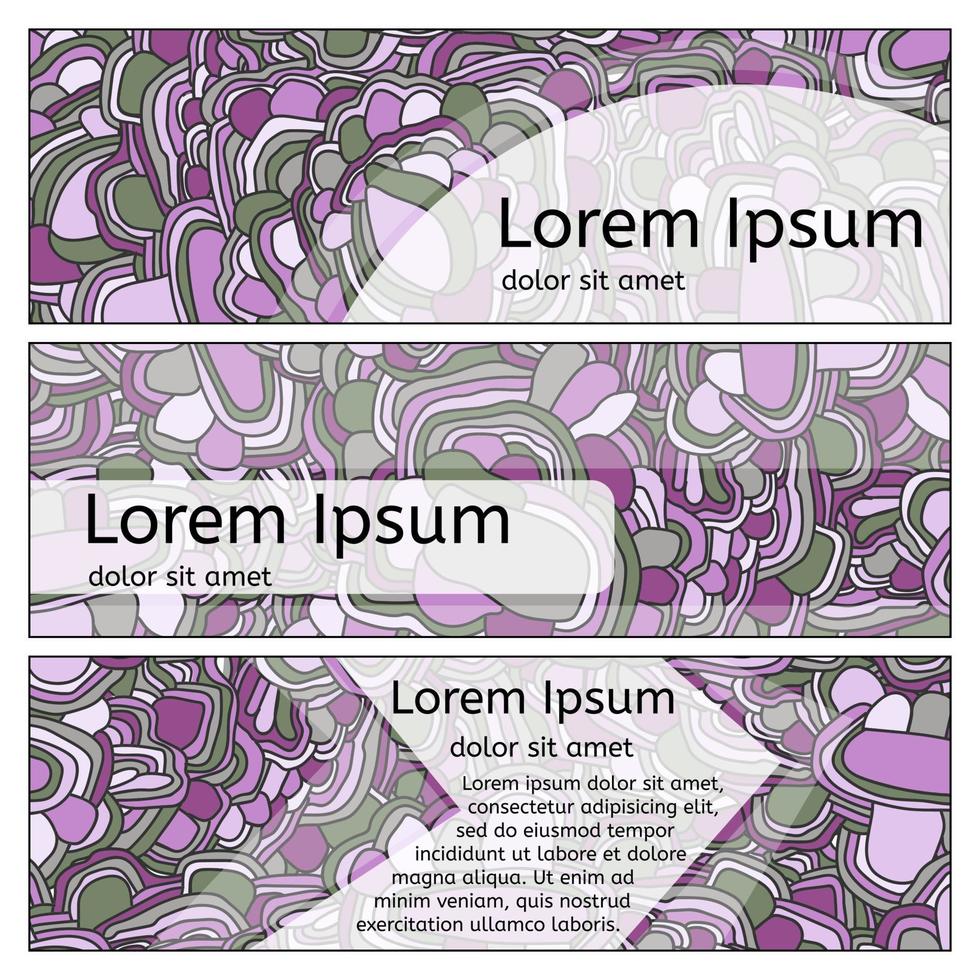 Purple doodle pattern vector