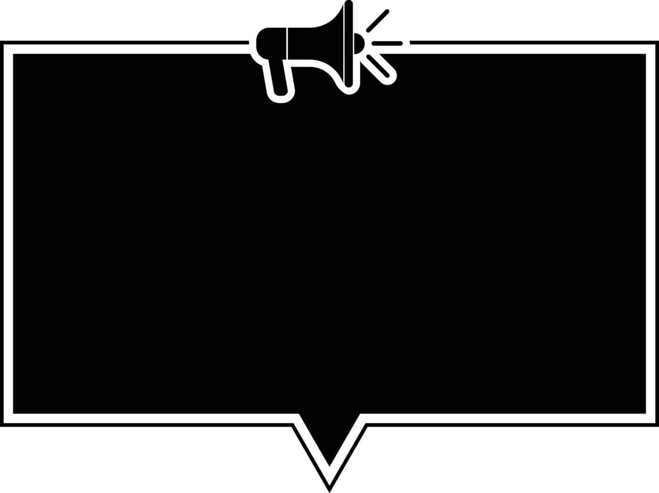 Notice, Announcement, Bulletin Board Icon vector