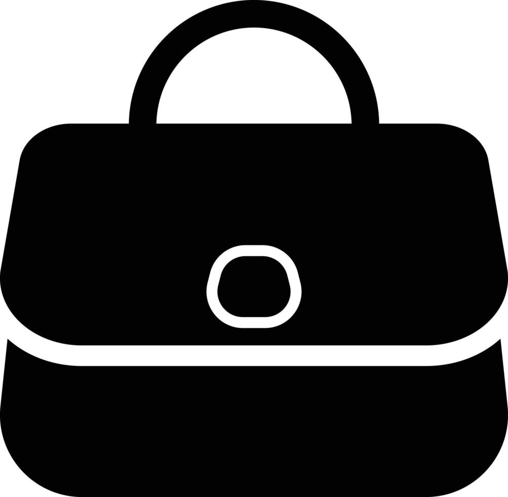 An Icon of a Lady's or Women Hand Bag vector