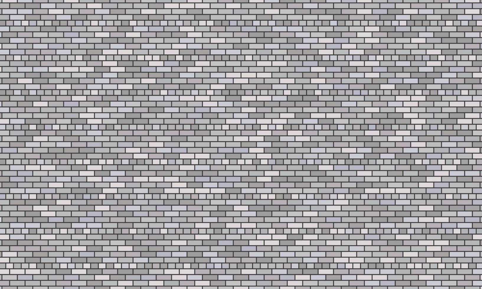 Grey brick wall background. Vector illustration