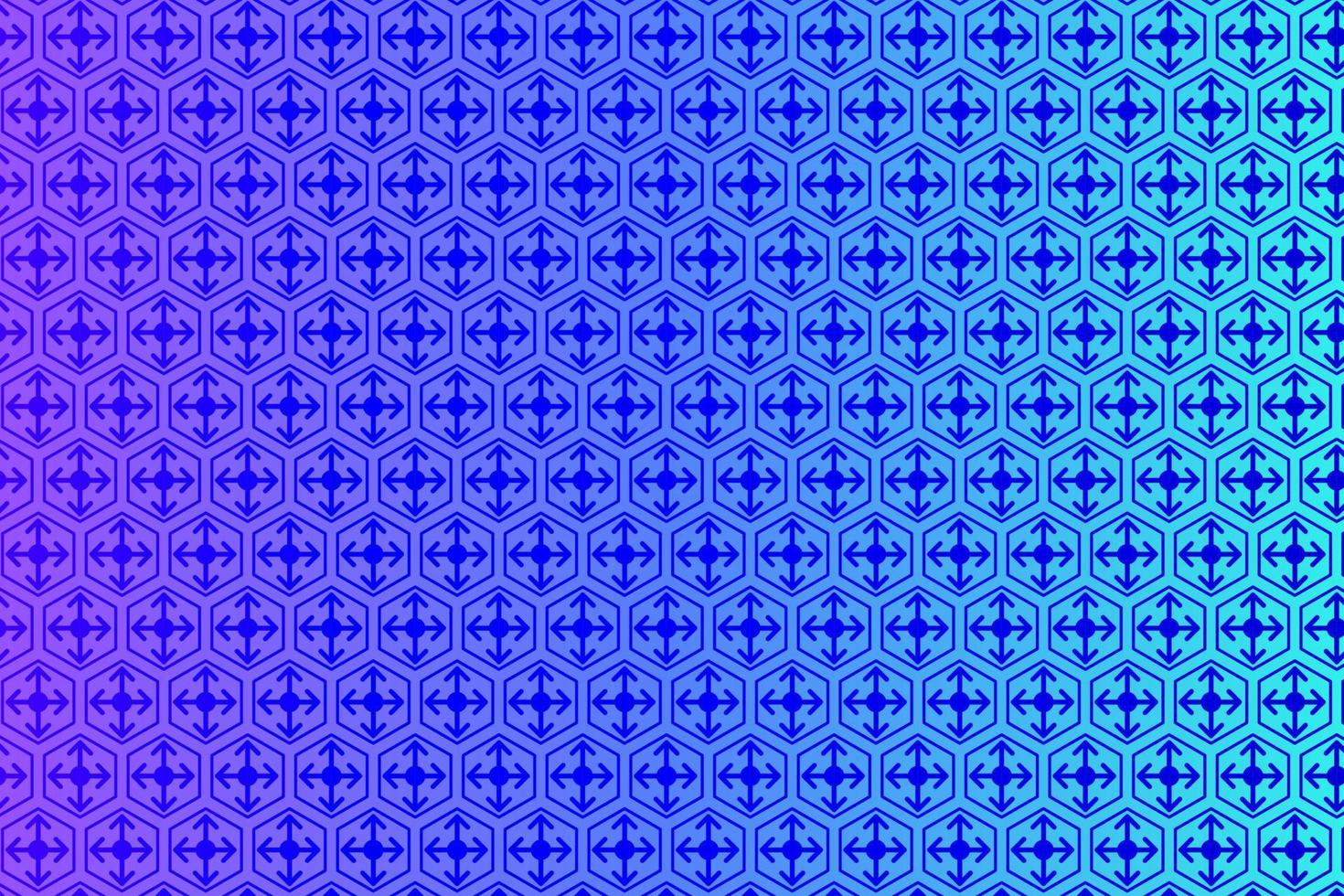 pattern with geometric elements in blue tones gradient abstract pattern vector background for design